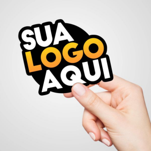 Etiquetas Vinil Branco  4x0 Brilho e fosco Com Recorte 