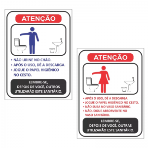 Kit 2 placas Placa PS 14cmx19cm 4x0 Brilho ou fosco corte reto 